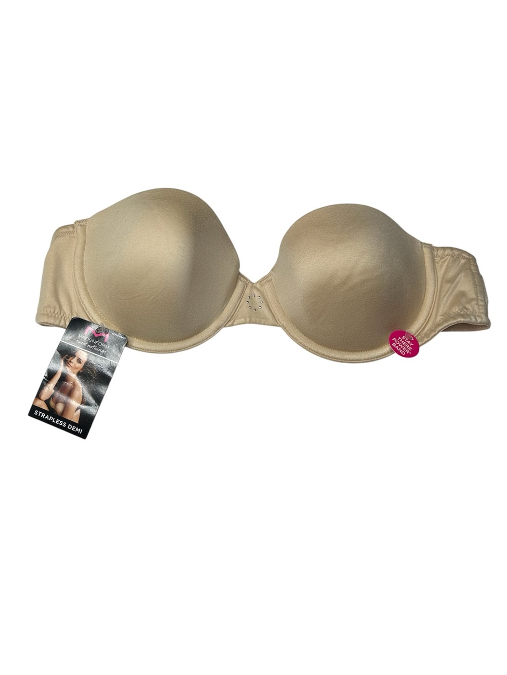 New Maidenform Strapless Demi Molded Bra 36B - Nude